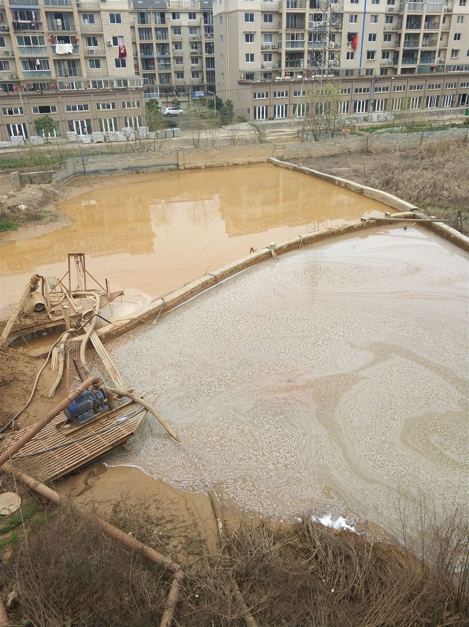 玉树沉淀池淤泥清理-厂区废水池淤泥清淤